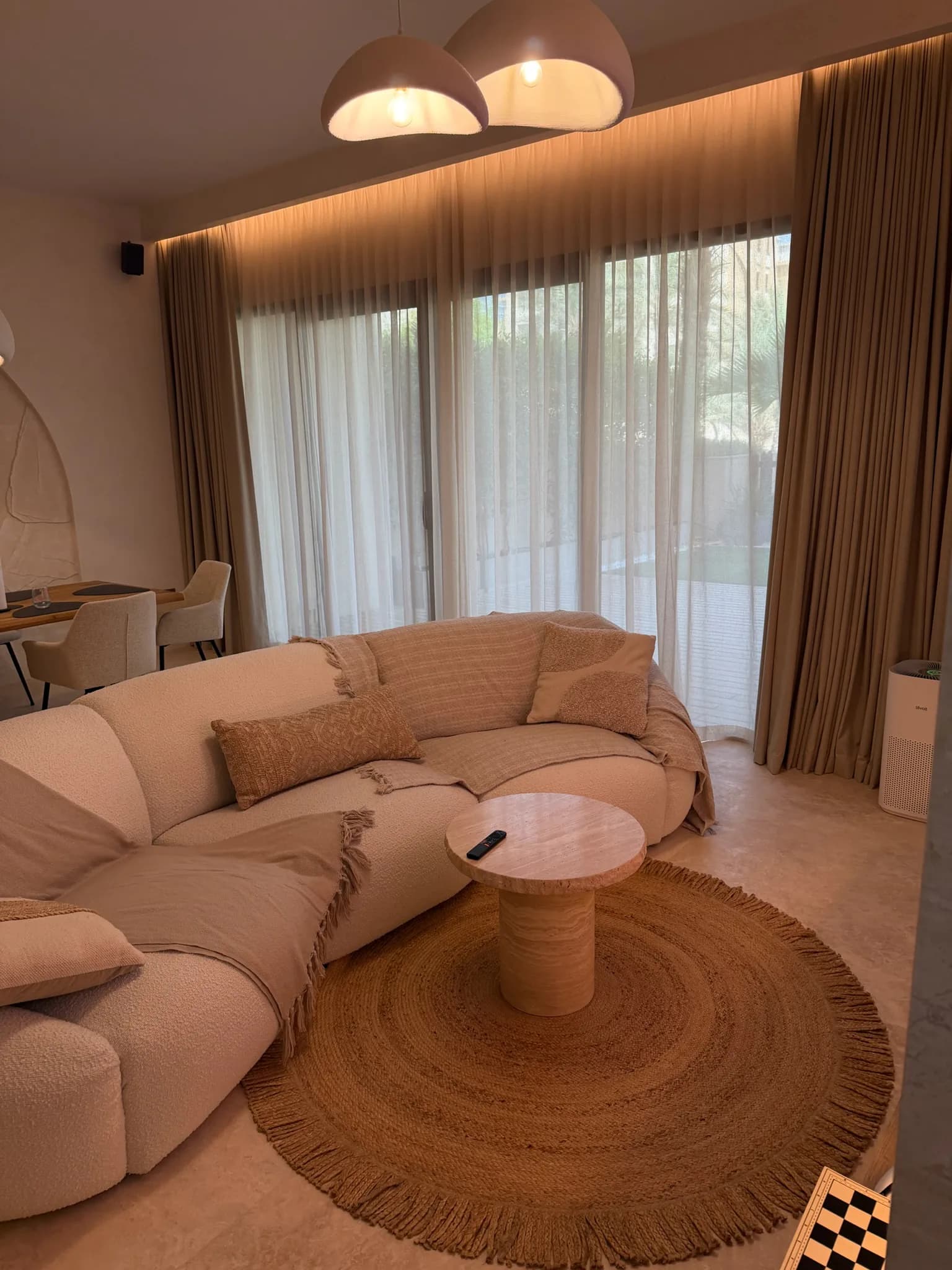 Completed apartment interior fit-out